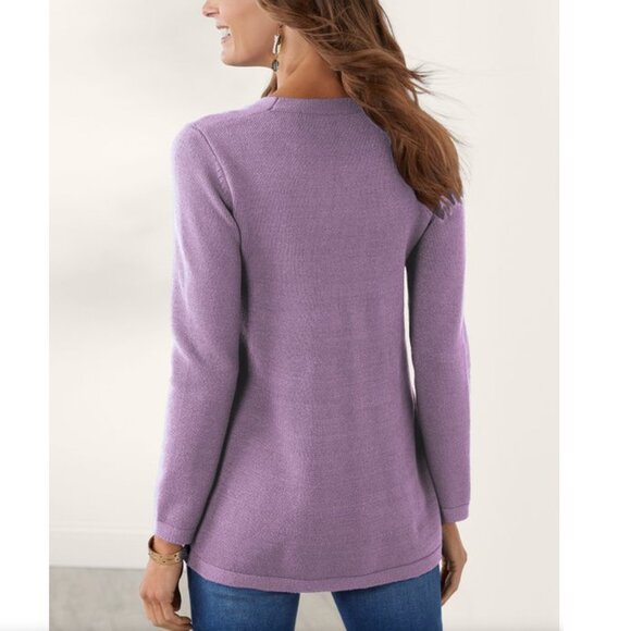 Soft Surroundings Priscilla Pullover Tunic Sweater - Picture 2 of 7